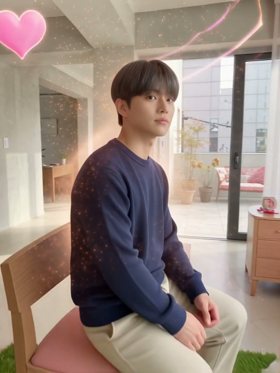 Strawberry Room AI video effect — example frame