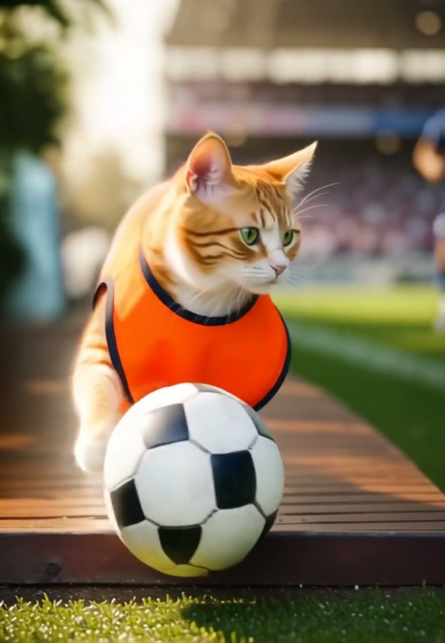 Sideline Ball Boy AI video effect — example frame