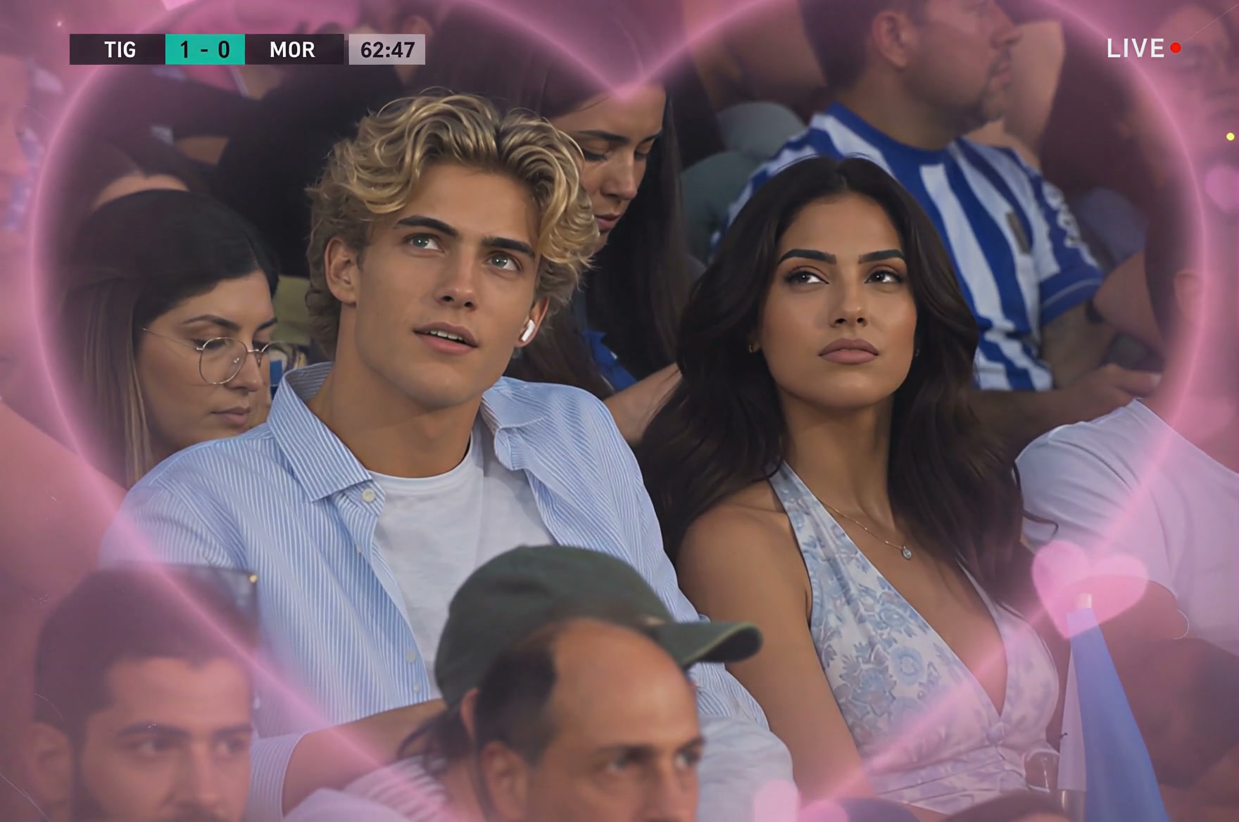 Two in the Stands AI video effect — example frame