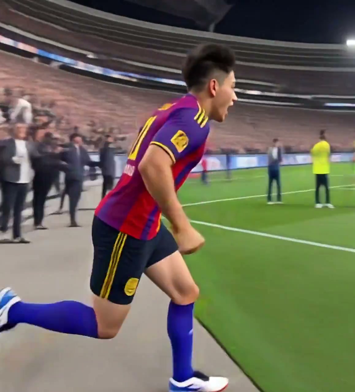 Jump Into Crowd AI video effect — example frame