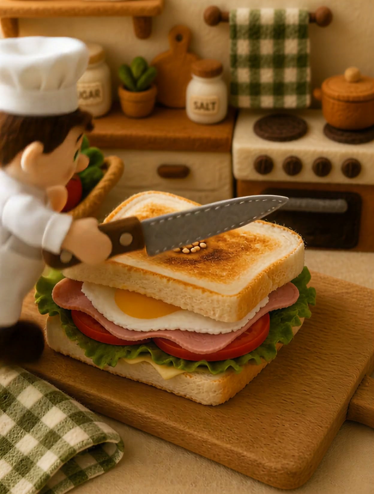 Furry Kitchen AI video effect — example frame